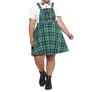 Harry Potter Slytherin Plaid Skirtall 🆕 Sz 2X